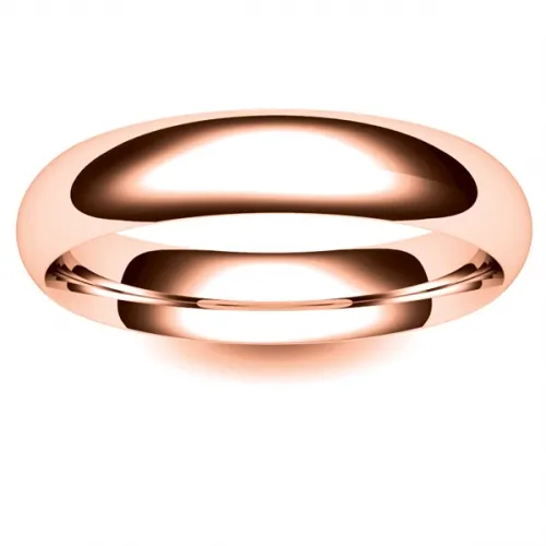 Court Medium -  4mm (TCSM4R) Rose Gold Wedding Ring